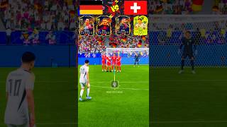 Germany VS Switzerland EURO 2024 Free Kick Challenge in FC 24 shorts football fc24 [upl. by Karlens]