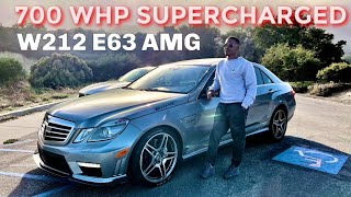 Brents 700 WHP PTG Supercharged 2010 W212 E63 AMG [upl. by Keavy]