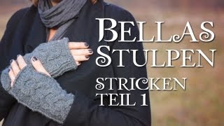 Twilight Bellas Handschuhe stricken Teil 1 [upl. by Lirva]