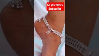 Chandi ki payal jewellery silverjewllery viralvideos trendingvideo [upl. by Enilekaj]