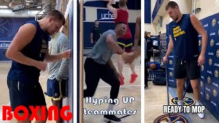 Nikola Jokic Russell Westbrook and Denver Nuggets team HAVING FUN in the TRAINING SESSION [upl. by Tanner733]