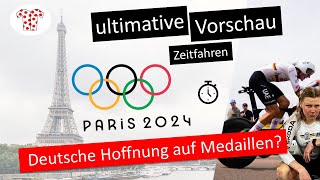 Wo landen Politt Schachmann und Kröger Olympia Zeitfahren 2024  ultimative Vorschau [upl. by Sabu]