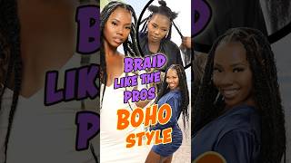 Learn To BRAID Like A PRO Bohemian Style with 4X XPression BRAIDING HAIR amp COCONUT Bulk Hair [upl. by Eeb]