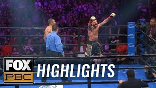 Caleb Plant emotional after winning world title for his late daughter  HIGHLIGHTS  PBC ON FOX [upl. by Nylorac]