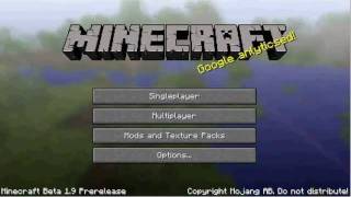 Minecraft splash screenGoogle anlyticsedavi [upl. by Takara]