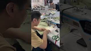 How long does it usually take to sew a puffer jacket jacketmanufacture outdoorclothing sewing [upl. by Eugeniusz]