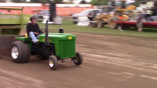 Modified 1350lb tractors TEAR UP THE TRACK IN MILTON [upl. by Analad]