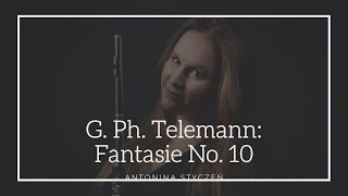 G Ph Telemann  Fantasie No 10 for flute solo [upl. by Ford]