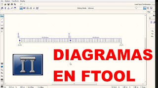 FTOOL Calculo de momentos deflexiones y cortantes de una viga [upl. by Nnywg]