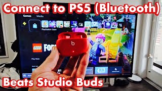 Beats Studio Buds Connect to PS5 via Bluetooth [upl. by Aicilet754]