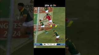 Sacha Feinberg Mngomezulu 10 🇿🇦 rugby highlights reels springboks shorts [upl. by Kirtap]