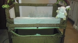 Arms Reach Co Sleeper Bassinet Clear Vue Review [upl. by Koziel]