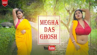 PRUTHA FASHION FEAT MEGHA  SOLID CHIFFON SAREE WITH CLOVIA BRALETTE SAREE VIDEO  2024 [upl. by Lekym]