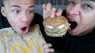 NEUER GOLDENER BIG MAC  GEHEIMES MCDONALDS MENU  Kelvin und Marvin [upl. by Christalle815]