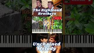 Righteous Brothers  Unchained Melody Piano violín Tutorial Ghost shorts [upl. by Eceer426]