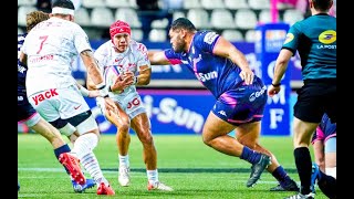 Les premiers pas de Cheslin Kolbe en TOP 14 avec le RCT [upl. by Brade]