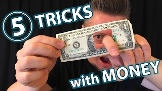 5 AWESOME MAGIC TRICKS with MONEY [upl. by Irena]