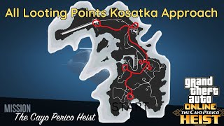 Cayo Perico 2023 — How to loot ALL Solo looting points after Compound  Undetected Kosatka Approach [upl. by Thamos]