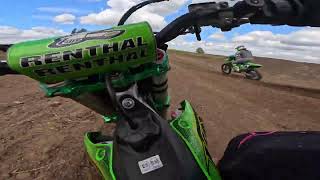 TEAM GREEN KAWASAKI KXF 250 amp 450 AT COMMON FARM MX [upl. by Ailesor]