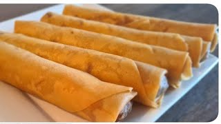 Kip Loempias Vietnamese Lumpia receptchicken spring rolls recipe [upl. by Maude]