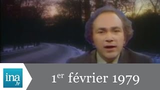 20h Antenne 2 du 1er Janvier 1979  Vague de froid sur lEurope  Archive INA [upl. by Race599]