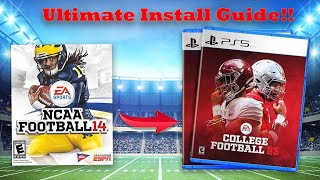 Fixed College Football Revamped Ultimate Install Guide SPEED FLEX F7 Helmets Enhanced Graphics [upl. by Giffard]