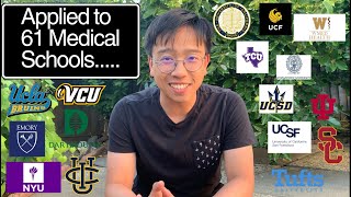 I applied to 61 Medical schools  20222023 Medical School Application Cycle Results [upl. by Tra]