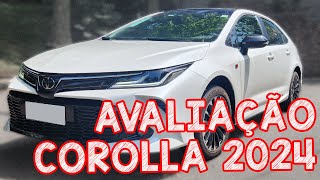 Avaliação Novo Toyota Corolla 2024  MAIS RÁPIDO QUE CIVIC E SENTRA [upl. by Streetman966]