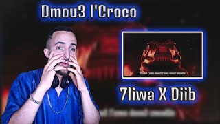 Diib X 7liwa  Dmou3 lCroco reaction 😱😱🔥 [upl. by Stanford]