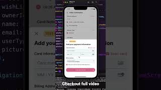 Strip payment React native integration [upl. by Bergeron]