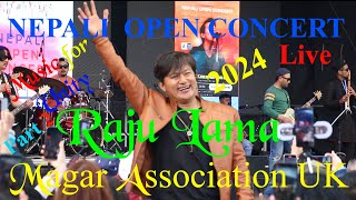 Raju Lama Mongolian Heart Live Shows in Nepali open concert 2024 Magar Association UK [upl. by Larkins168]