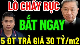 CÔNG AN VÀO CUỘC BẮT KHẨN CẤP 5 ĐỐI TƯỢNG TRONG ĐƯỜNG DÂY ĐẤU GIÁ ĐẤT 30 TỶM2 [upl. by Benedix148]