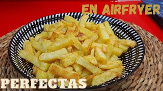 PATATAS FRITAS 🍟🍟 EN FREIDORA DE AIRE TRUCOS PARA QUE SALGAN PERFECTAS [upl. by Aisats131]