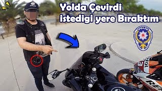 POLİSİ ARTÇI ALDIM 👮 MotoVlog154 [upl. by Lesab]