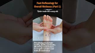 Foot Reflexology for Overall Wellness Part 1 footmassage reflexology footcare stressrelief [upl. by Engle]