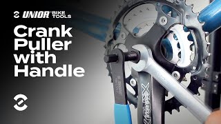 Crank puller with handle 166134P  Product Overview  Unior Bike Tools [upl. by Anilrats]