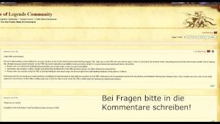 PBE Server  Warum kann ich mich nicht registrieren [upl. by Camile]