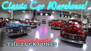 INCREDIBLE Classic Car Warehouse  Classic Car DEALERSHIP  The Lucky Ones [upl. by Edwards]