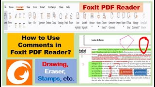 Learn Complete Comments Tools in Foxit PDF Reader  Use All Comments Option in Foxit PDF Reader [upl. by Sheley]