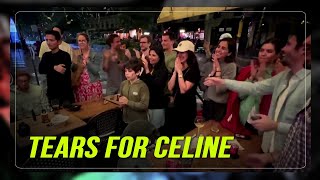 Fans tear up while watching Celine Dion at Olympics opening ceremony [upl. by Cooper730]