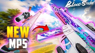 NEW MP5 SKIN MP5  KAR98 LOADOUT SOLO VS SQUAD 29 KILL GAMEPLAY in Blood Strike  BLOOD STRIKE [upl. by Norod]