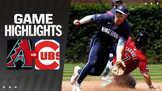 Dbacks vs Cubs Game Highlights 71924  MLB Highlights [upl. by Ahseyi]