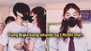 Yung BIGLA kang NILANDI ng CRUSH mo Kilig moments❤️ [upl. by Ace581]