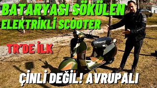 Quazzar edivine Plus  Bataryası Sökülen Elektrikli Scooter  Avrupa Üretim [upl. by Nais]