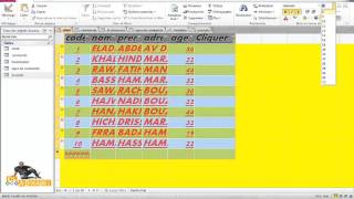 22 LA MISE EN FORME DUNE TABLE MICROSOFT OFFICE ACCESS 2010 [upl. by Curhan]