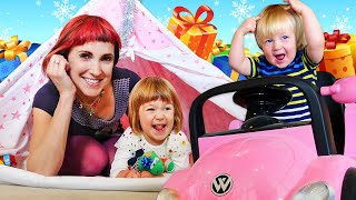 Bianca packt die Weihnachtsgeschnke aus 🎁 Spielzeug Video für Kinder Ich heiße Bianca [upl. by Tomkiel]