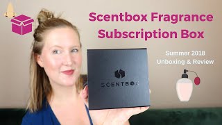 Scentbox Fragrance Subscription Box Unboxing and Review [upl. by Ydaf]