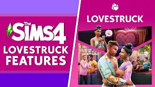 20 FEATURES COMING WITH THE SIMS 4 LOVESTRUCK EXPANSION PACK [upl. by Haye17]