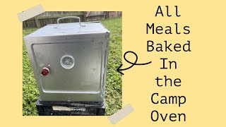 Baking My Meals in the Coleman Camp Oven [upl. by Senskell]