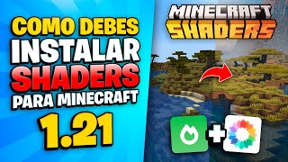 Cómo Instalar Shaders en Minecraft 121 Fácil y Rápido [upl. by Ettennahs]